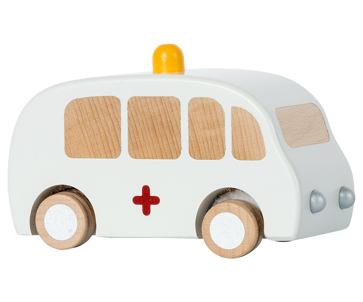 Maileg puinen ambulanssi