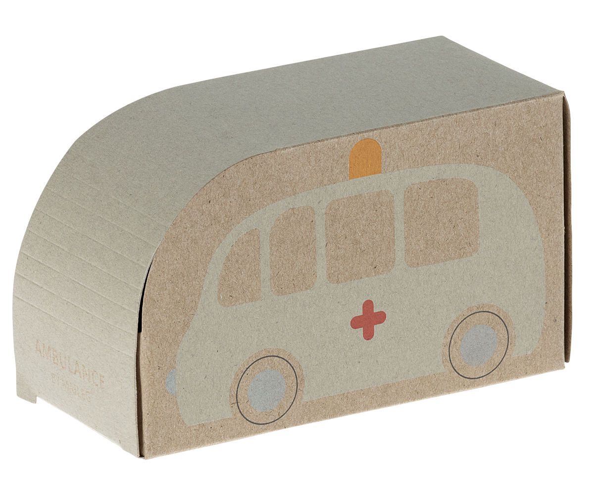 Maileg puinen ambulanssi