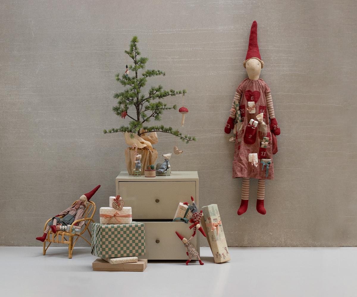 Maileg magneetti tonttupoika koko 1