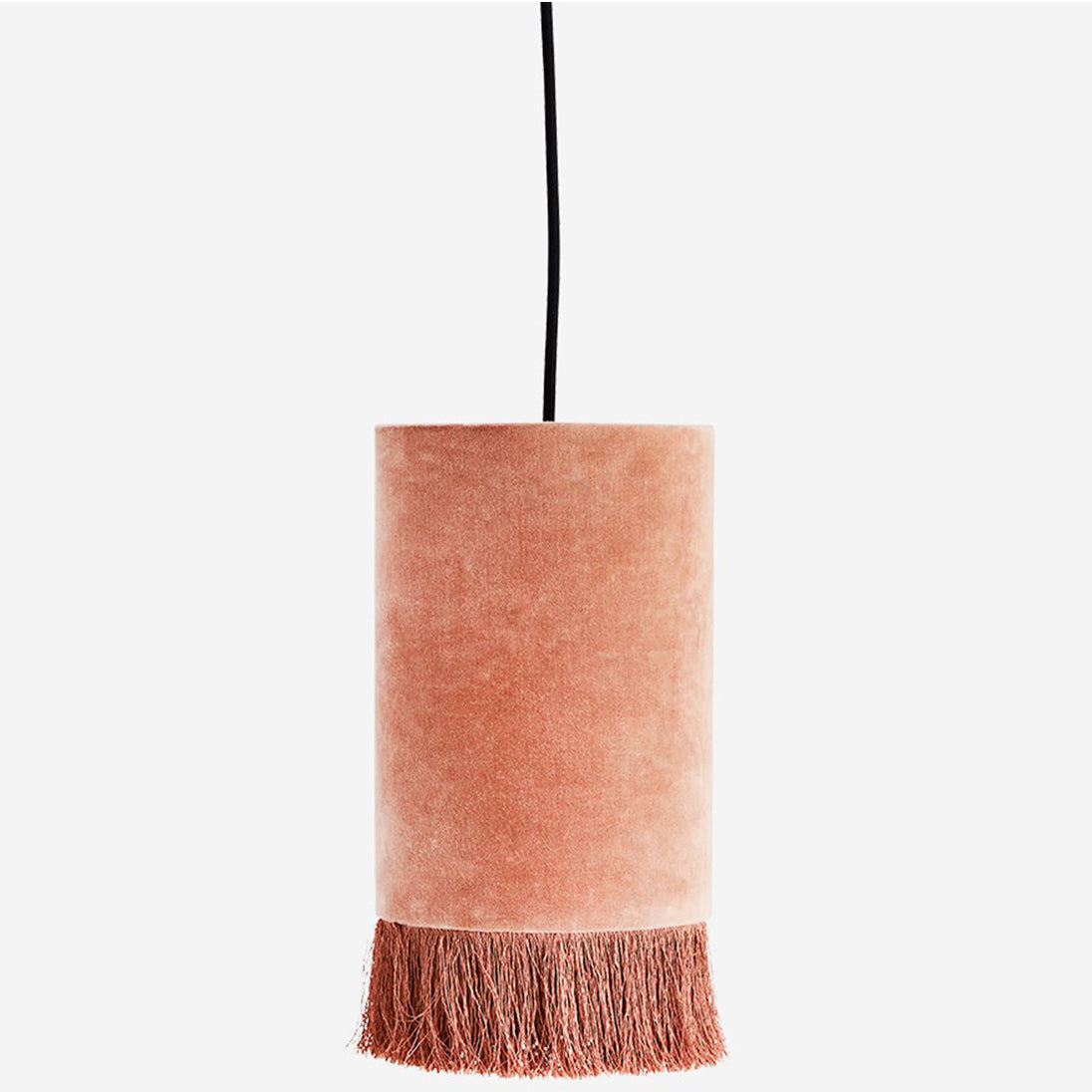 Madam Stoltz veluuri kattolamppu Dusty rose