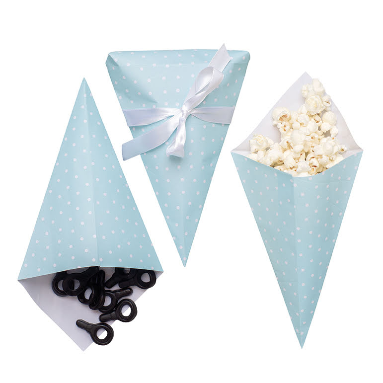 Karkki paperitötterö sininen