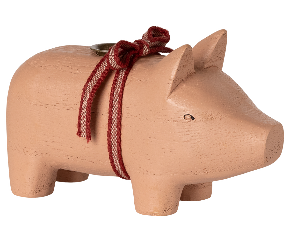 Maileg possu kynttilänjalka