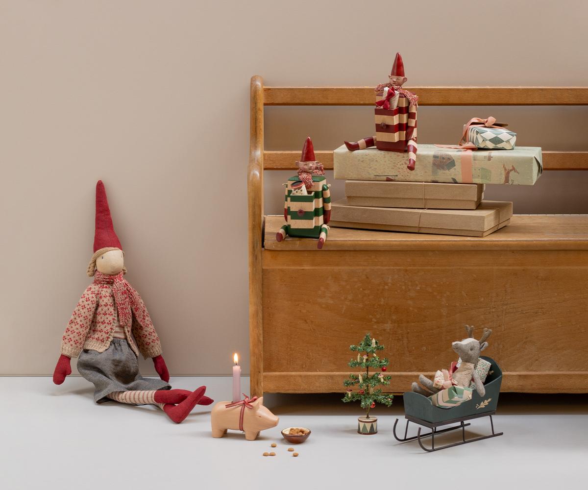 Maileg possu kynttilänjalka