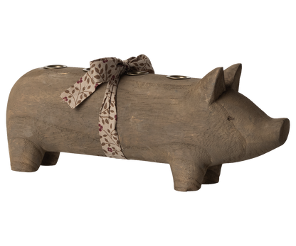 Maileg possu adventti kynttilänjalka