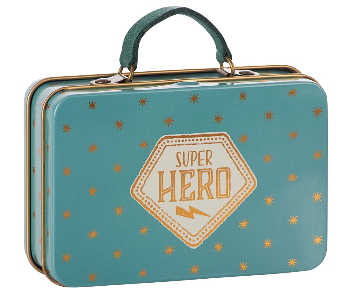 Maileg Superhero metallinen matkalaukku